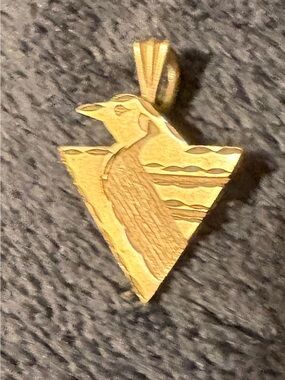 14kt Gold Vintage Pittsburgh Penguins Michael Anthony Charm
